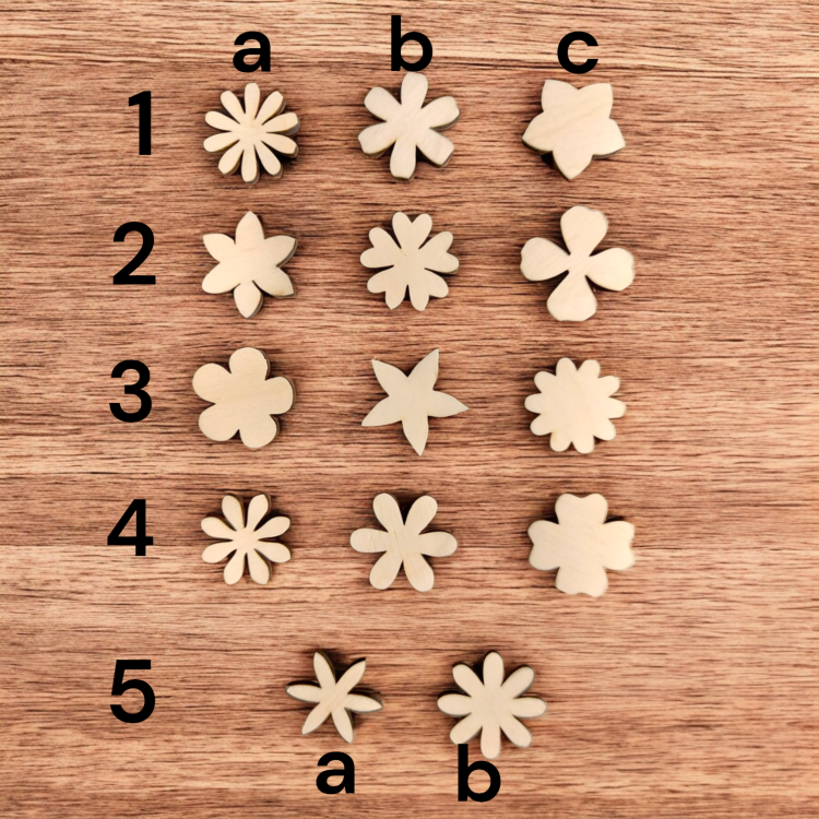 Kwiatki scrapki wzory