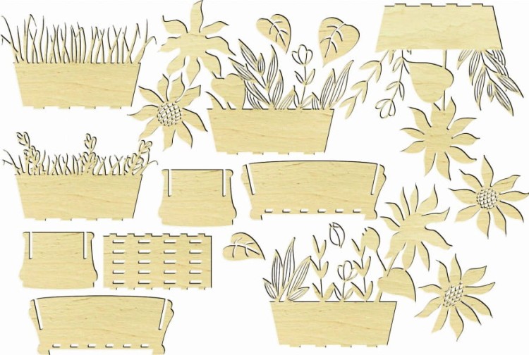 Doniczka DIY słoneczniki do samodzielnego złożenia