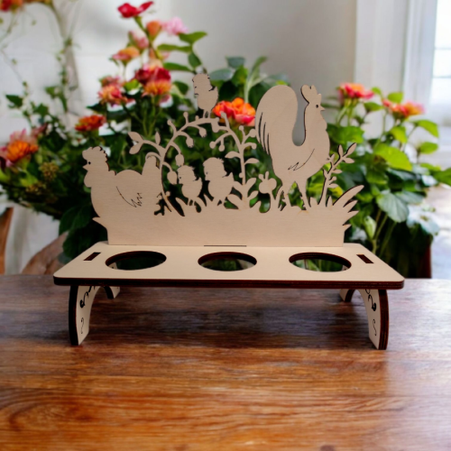 Stojak na pisanki kurczaczki