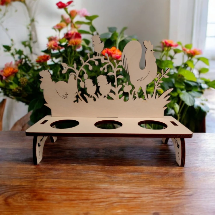 Stojak na pisanki kurczaczki