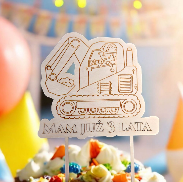 Topper koparka grawer