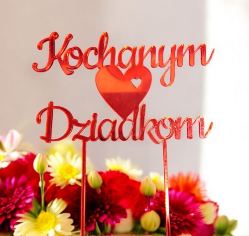 Topper Kochanym Dziadkom z sercem w środku.jpg