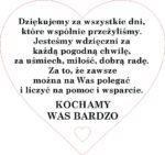 Ramka dla Babci i Dziadka ze sklejki personalizowana różne wzory 20x15,5 cm - obrazek 12