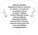 Ramka dla Babci i Dziadka ze sklejki personalizowana różne wzory 20x15,5 cm - obrazek 13