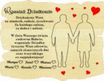 Ramka dla Babci i Dziadka ze sklejki personalizowana różne wzory 20x15,5 cm - obrazek 11