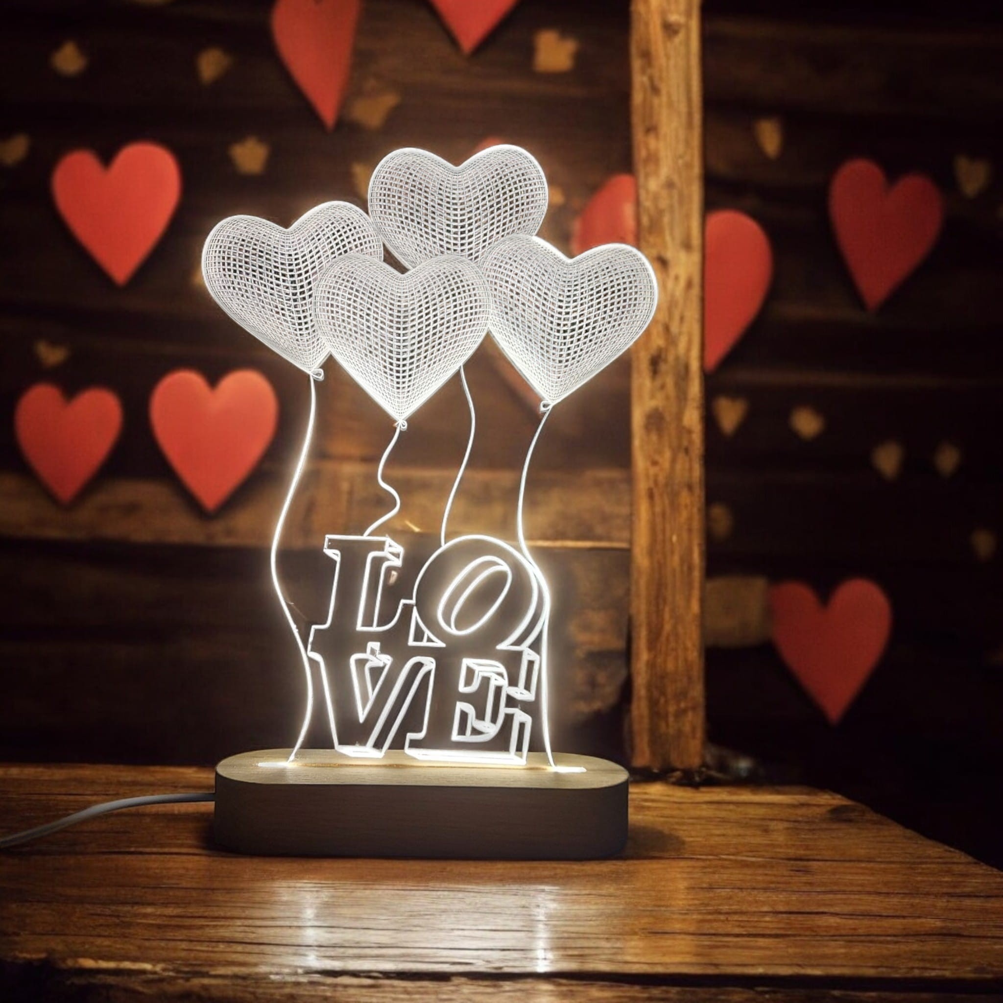 317 Lampka nocna LOVE - obrazek 1