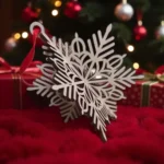 Śnieżynki 3D – elegancka ozdoba świąteczna przestrzenna bombka - obrazek 5