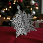 Śnieżynki 3D – elegancka ozdoba świąteczna przestrzenna bombka - obrazek 10