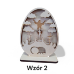 Dekoracja wielkanocna 3D – Zmartwychwstanie Jezusa (5 wzorów do wyboru) z podstawką - obrazek 10